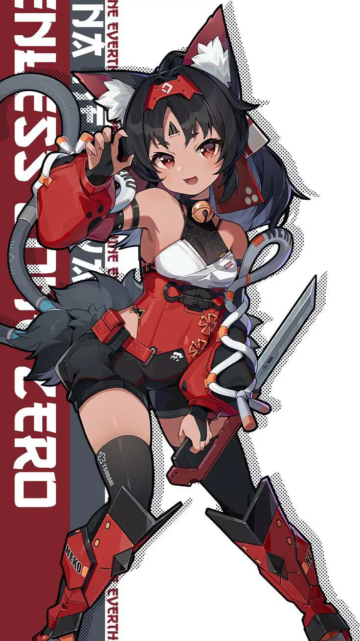 ai character: Nekomiya Mana background