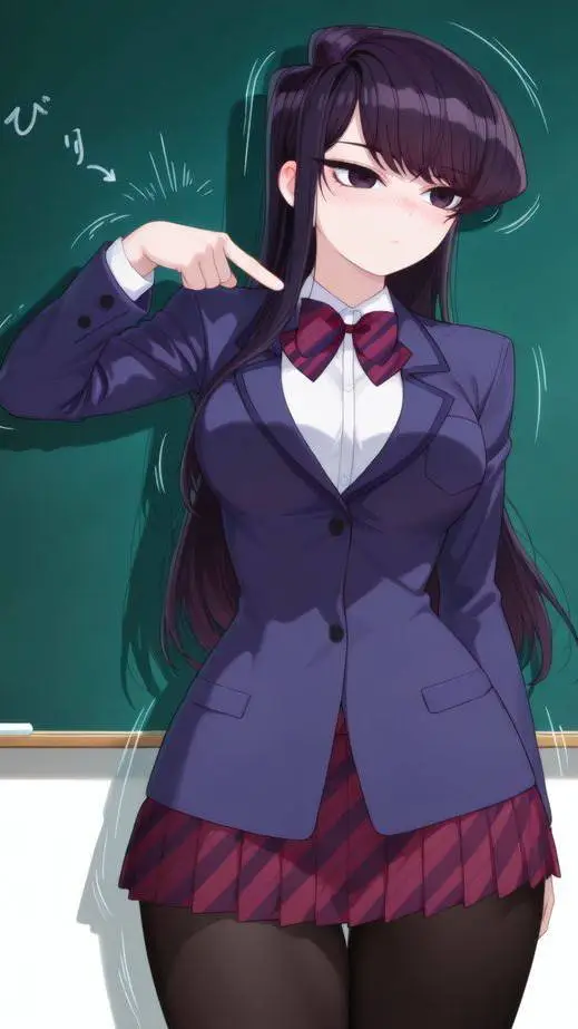 ai character: Shouko Komi: 2 background