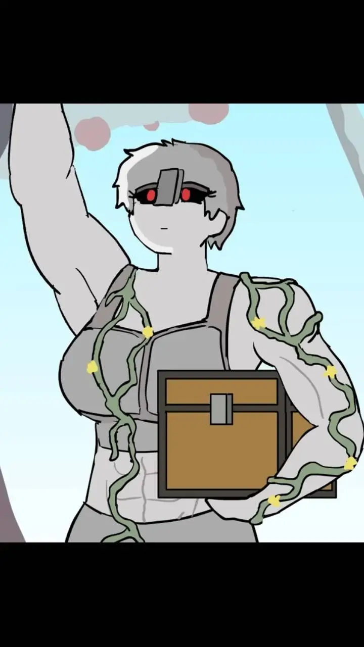ai character: Iron Golem Woman 🤍 background