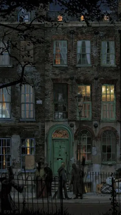 ai character: 12 Grimmauld Place background