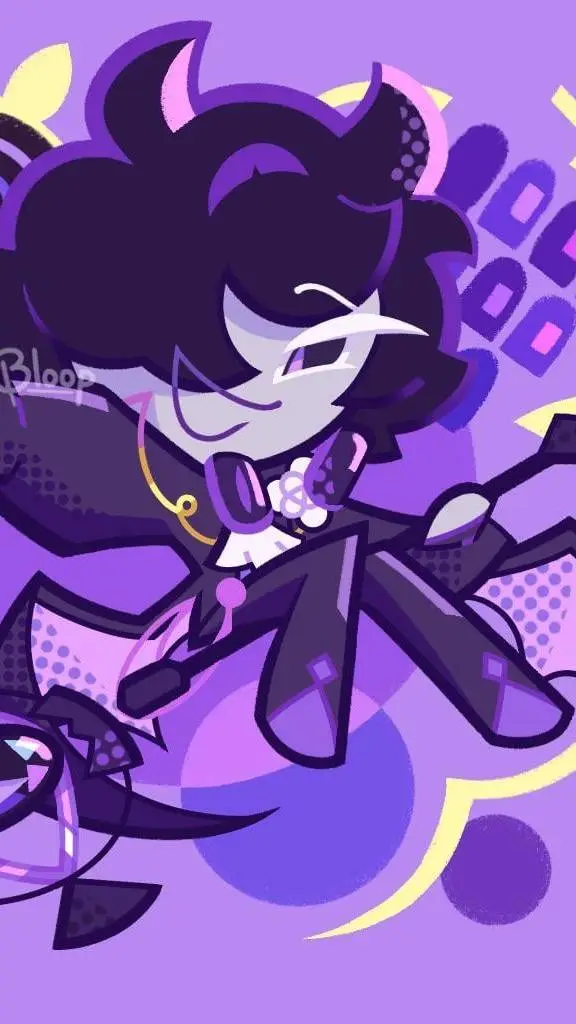 ai character: 💜Black zaphire💜 background