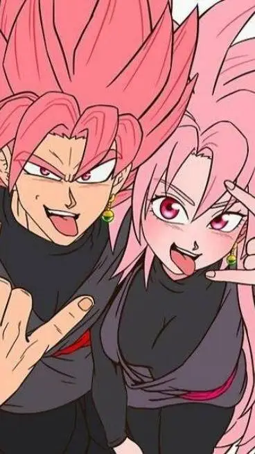 ai character: goku black background