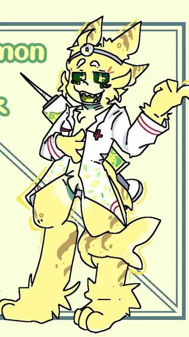 ai character: Nurse Lemon background