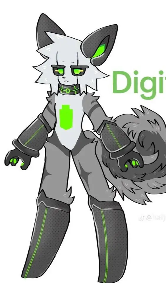 ai character: Digit background