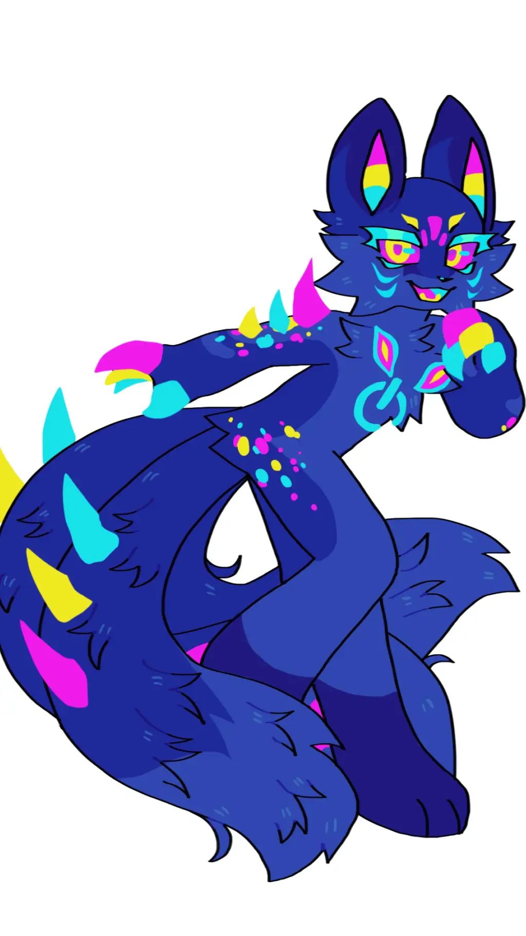 ai character: Colorbar background