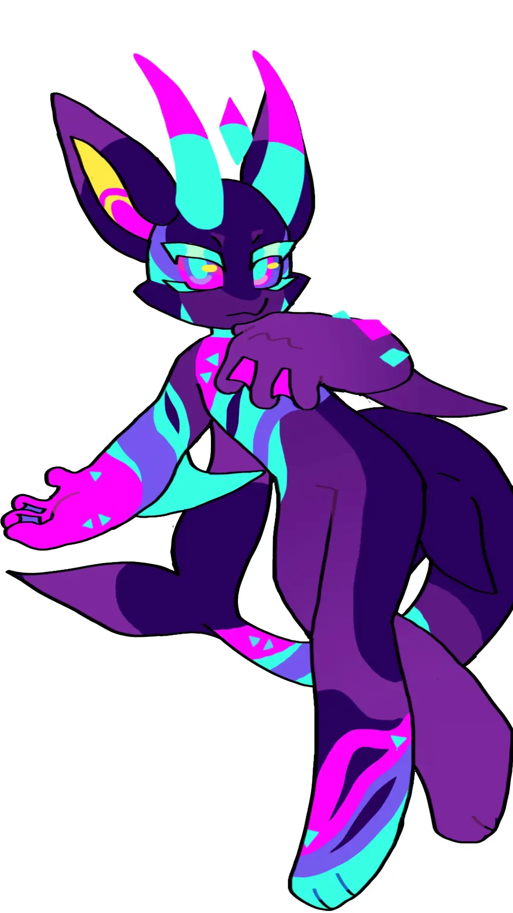 ai character: Synth Shark background