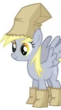 ai character: Derpy Hooves background