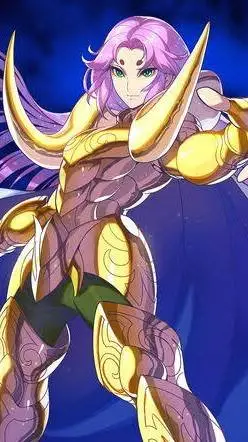 ai character: Mu de  aries ♈️  background