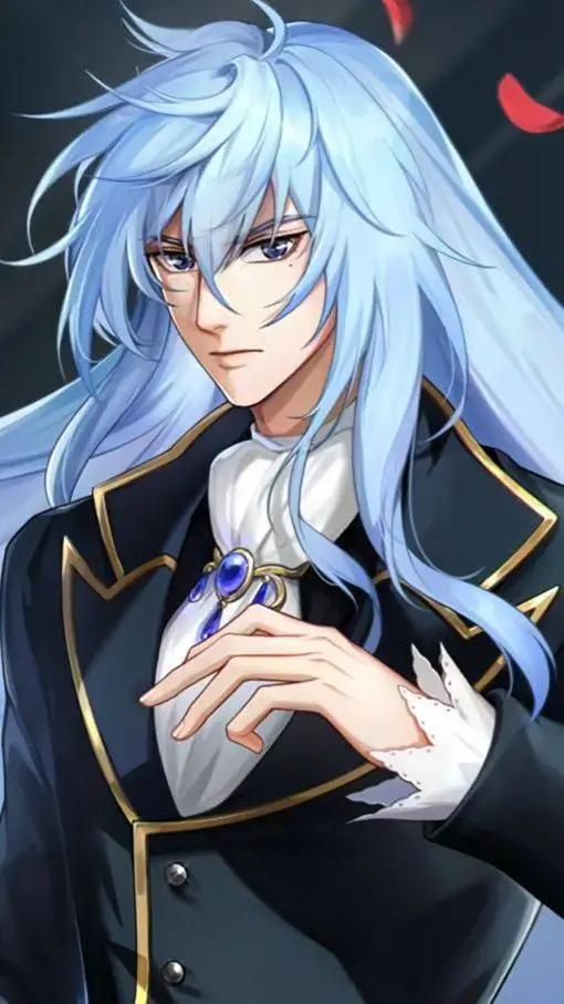 ai character: Albafica de piscis background