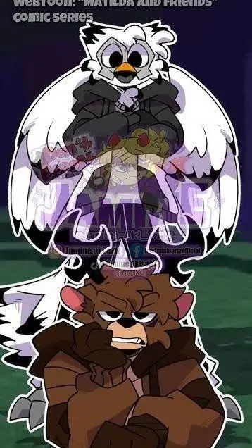 ai character: Búho x ciervo  background