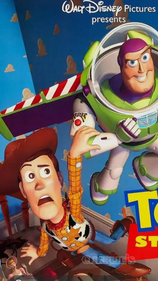 ai character: toy story  background