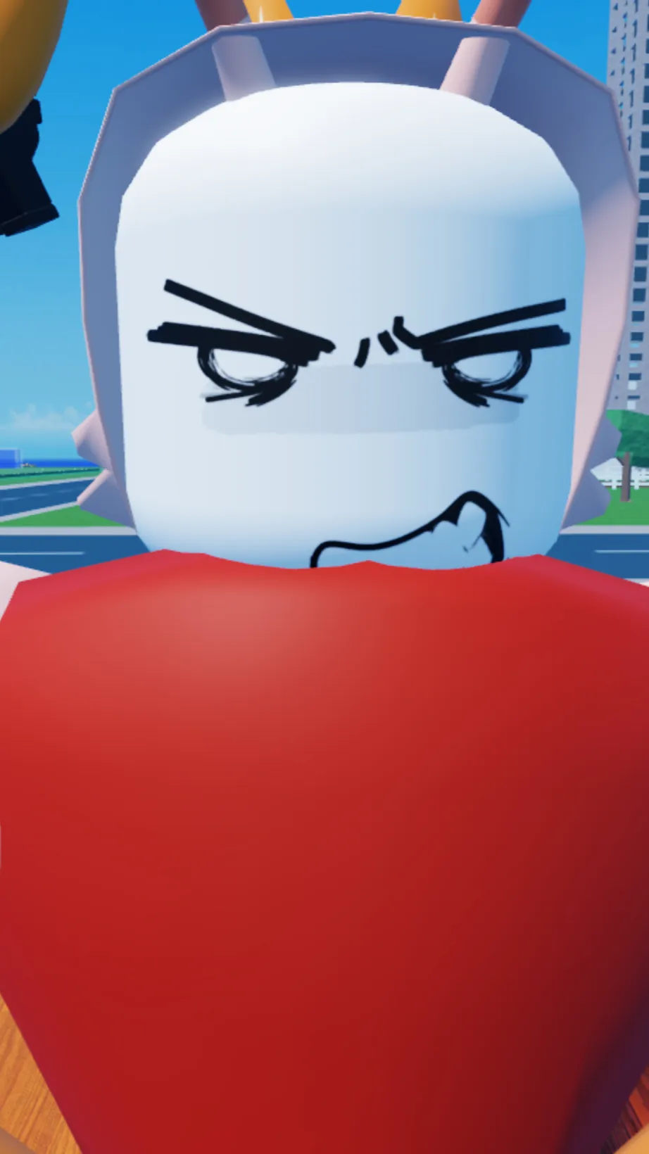 ai character: Shrimpo background