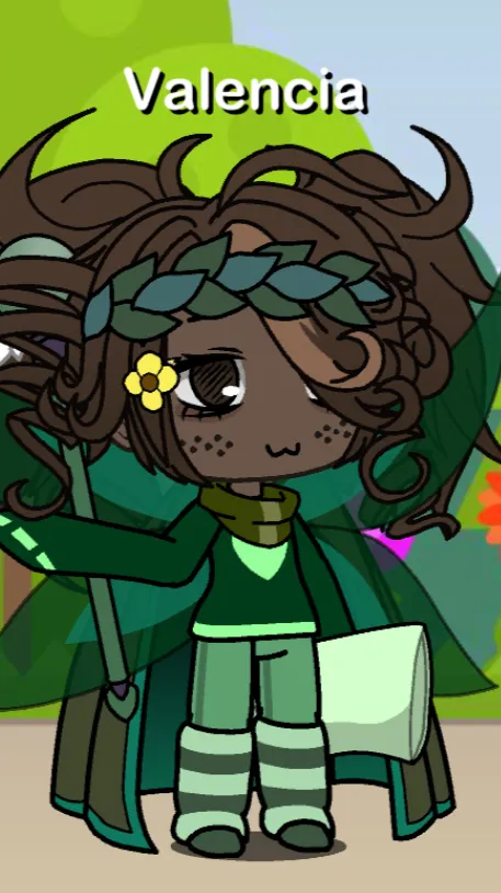 ai character: Valencia! background