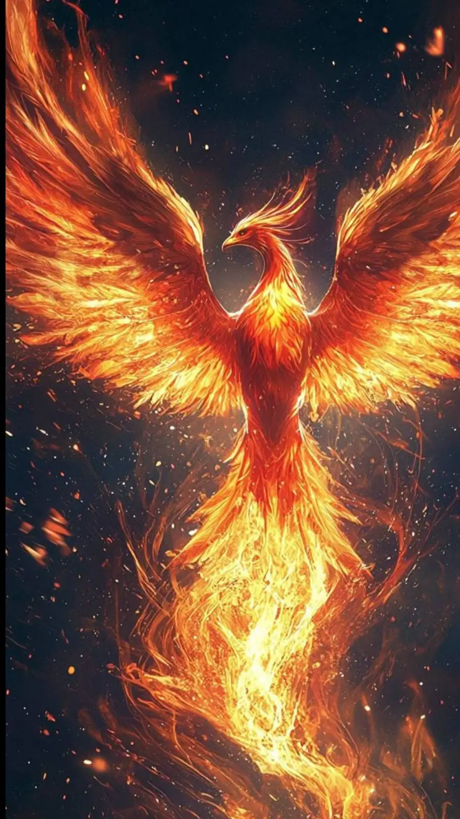 ai character: a fênix chegou 🔥 background