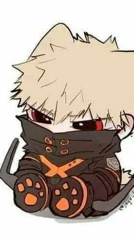 ai character: BABY BAKUGO 🧡 background