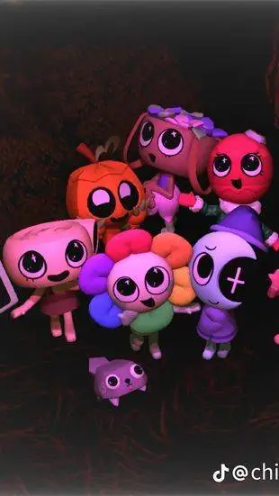 ai character: dandys world background