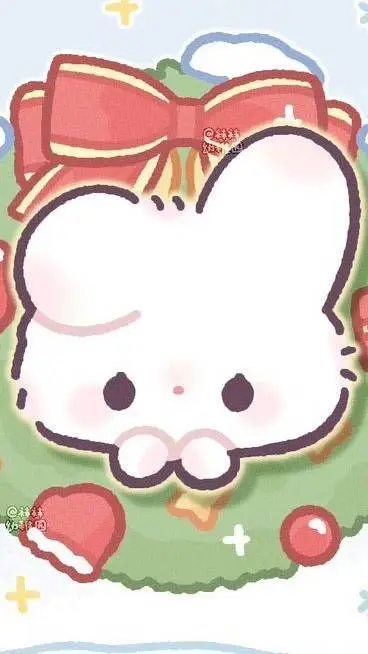 ai character: cute christmas background