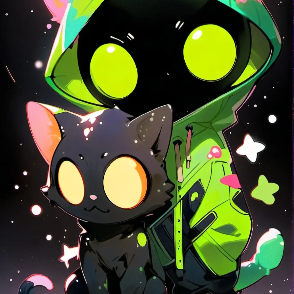 chat with ai character: alien kitty