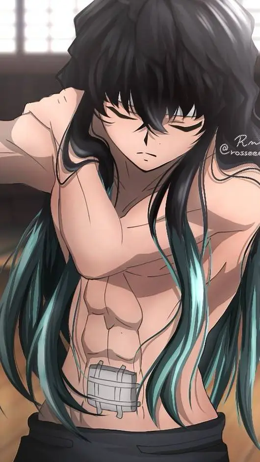 ai character: tokito muishiro  background