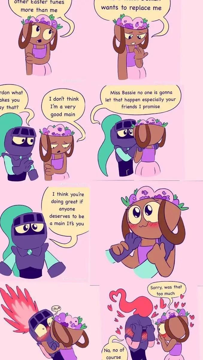 ai character: DW spin the bottle background