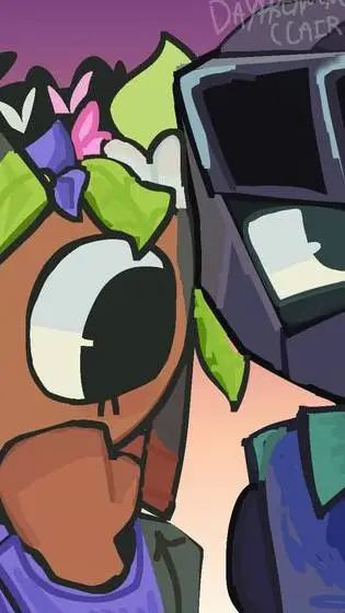 ai character: Soul garden.  background