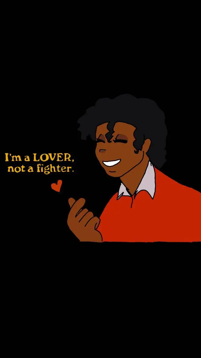 ai character: Michael Jackson. background