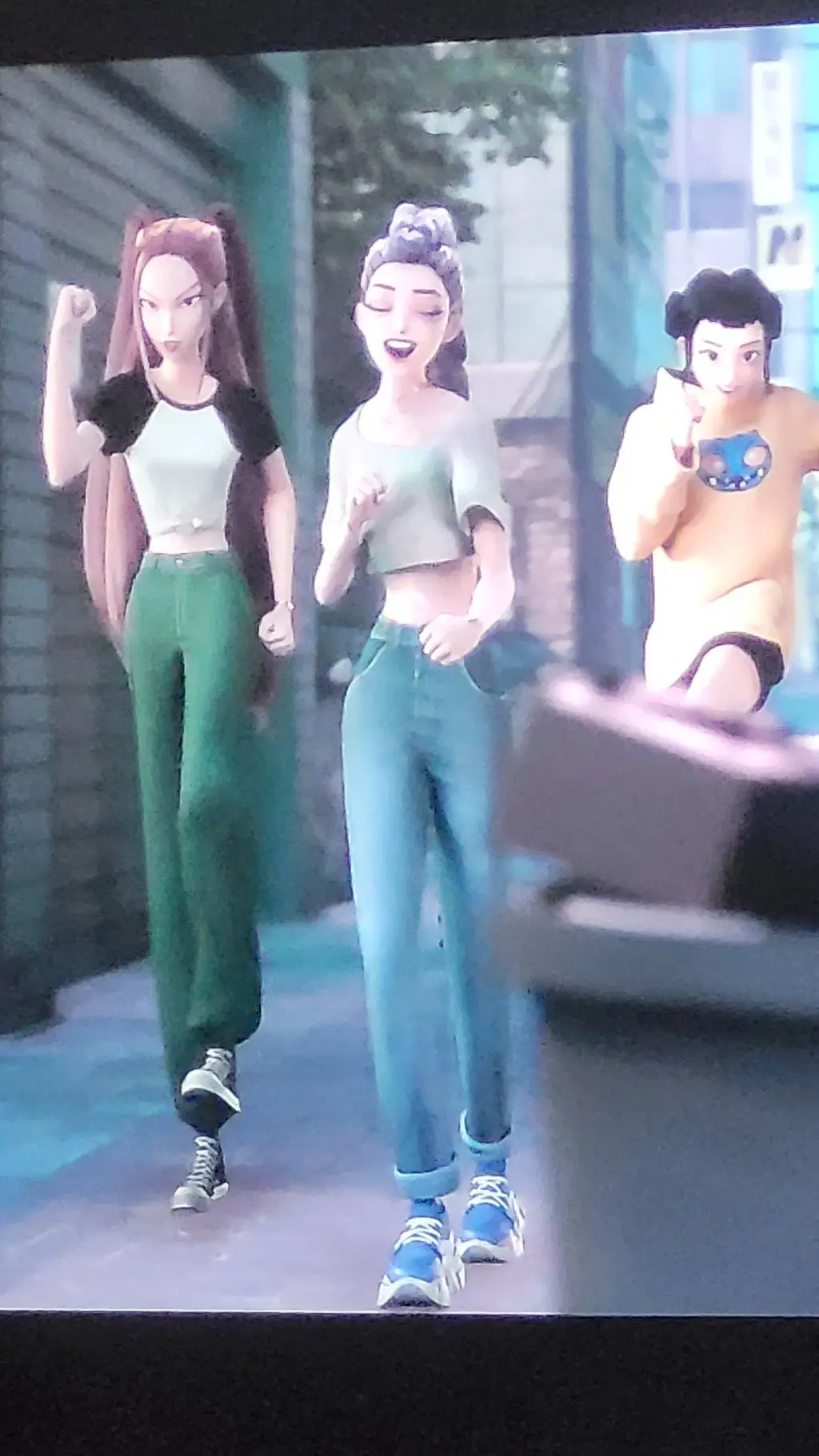 ai character: K-pop demon Hunter background