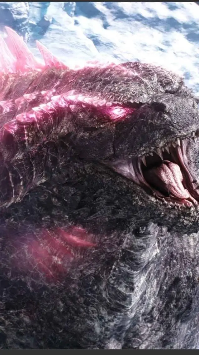 ai character: Godzilla  background