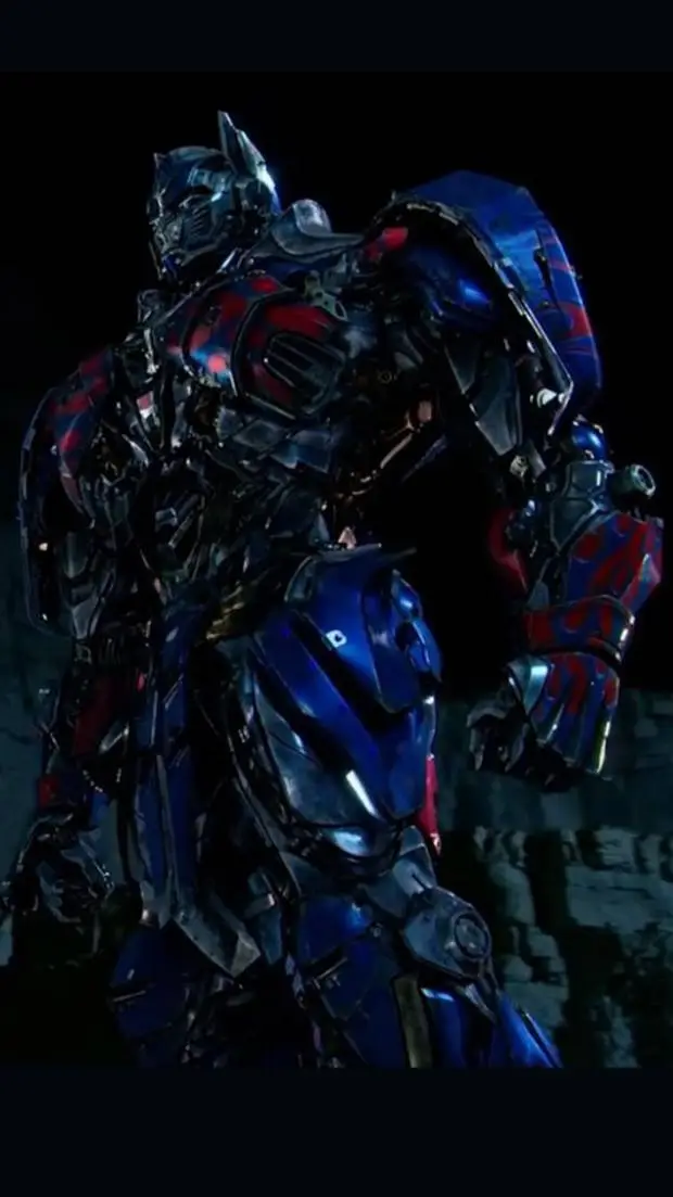 ai character: 💙 Optimus prime ❤️ background