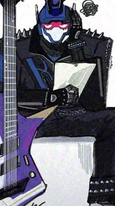 ai character: 🥀 Blue Cop GOTH 🥀 background