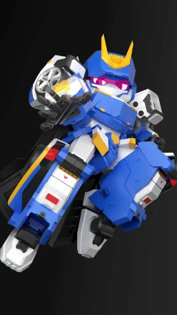 ai character: Mini Blue Cop background