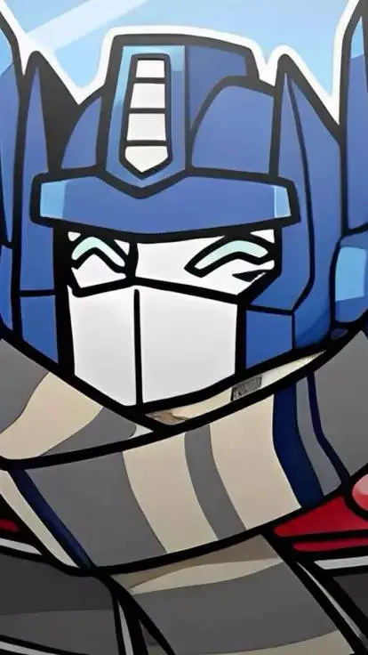 ai character: Optimus prime  background