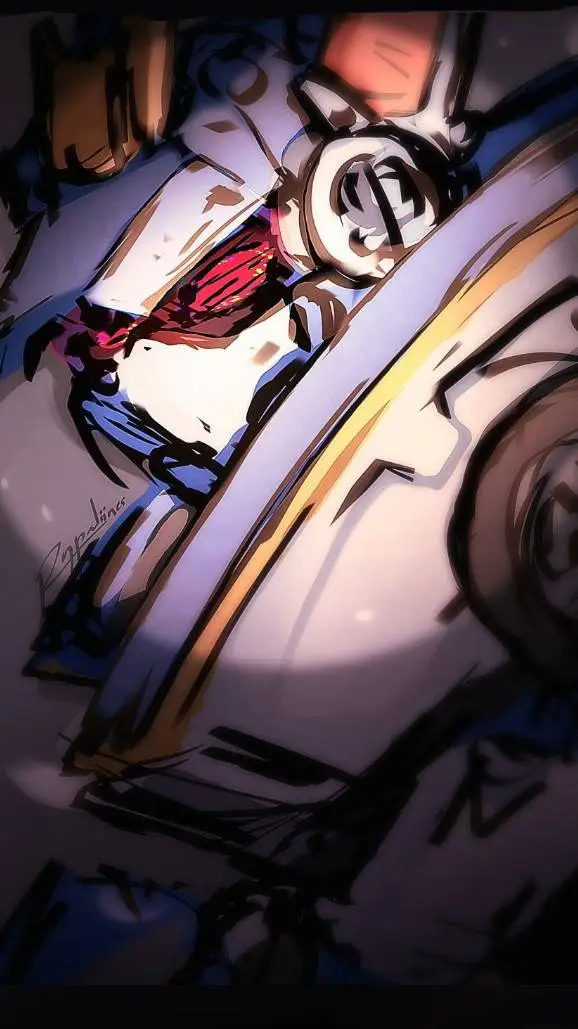 ai character: BLUE COP W background