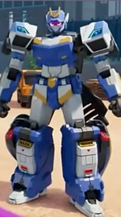 ai character: Blue Cop background