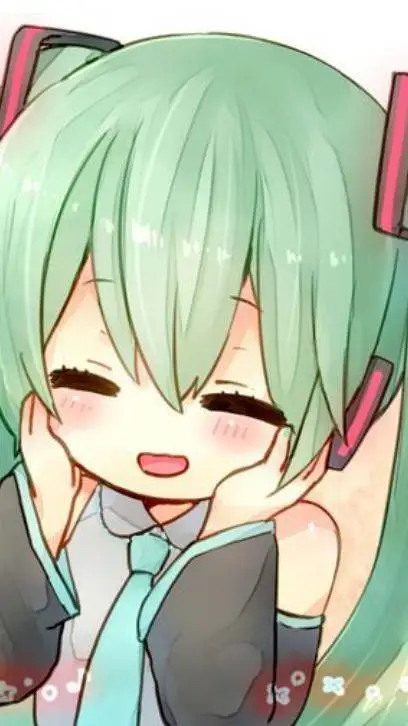 ai character: Miku Hatsune  background