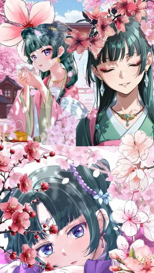 ai character: Maomao  background