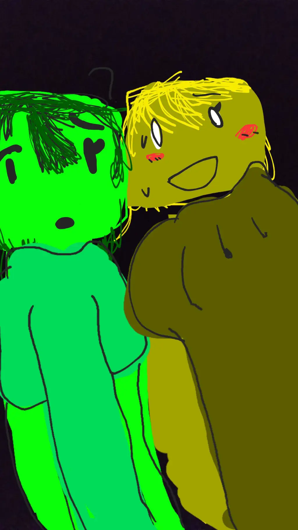 ai character: forsaken meets uwu background