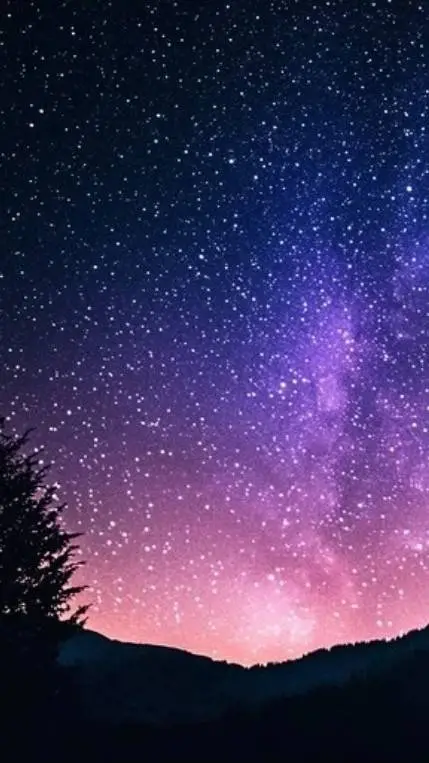 ai character: Starry Night background