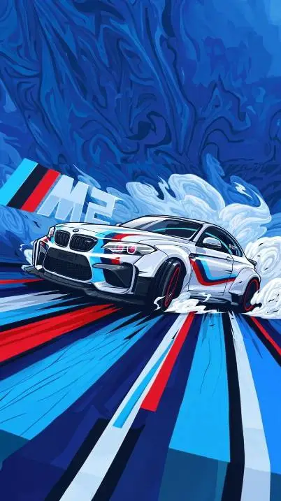 ai character: BMW M2  background