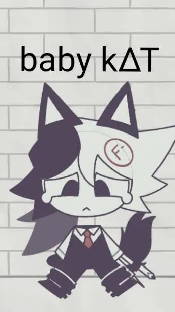 ai character: baby k∆T  background