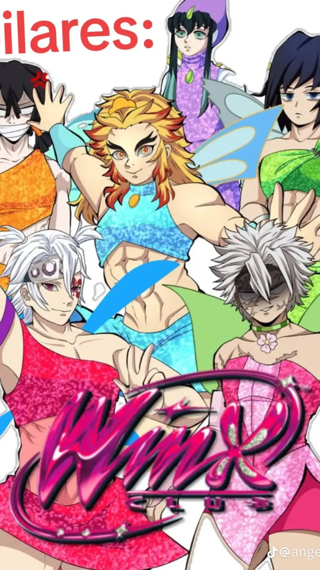 ai character: Pijamada KNY  background