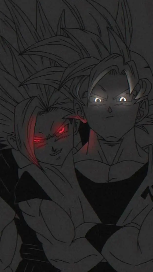 ai character: gohan & goku  background