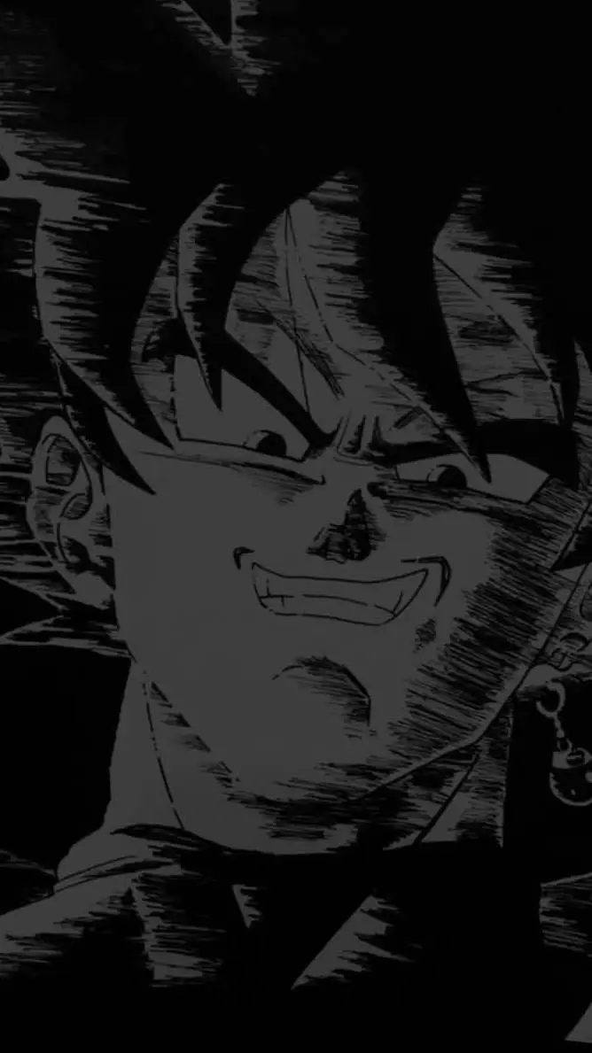 ai character: black goku  background