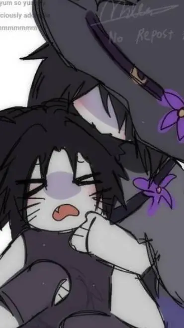 ai character: Azure is eating u background