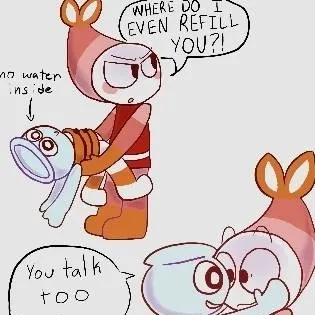 chat with ai character: Ragebait+Angryhugs