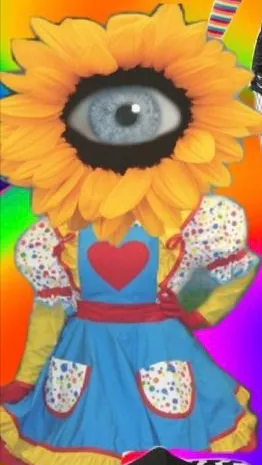 ai character: WEIRDCORE background