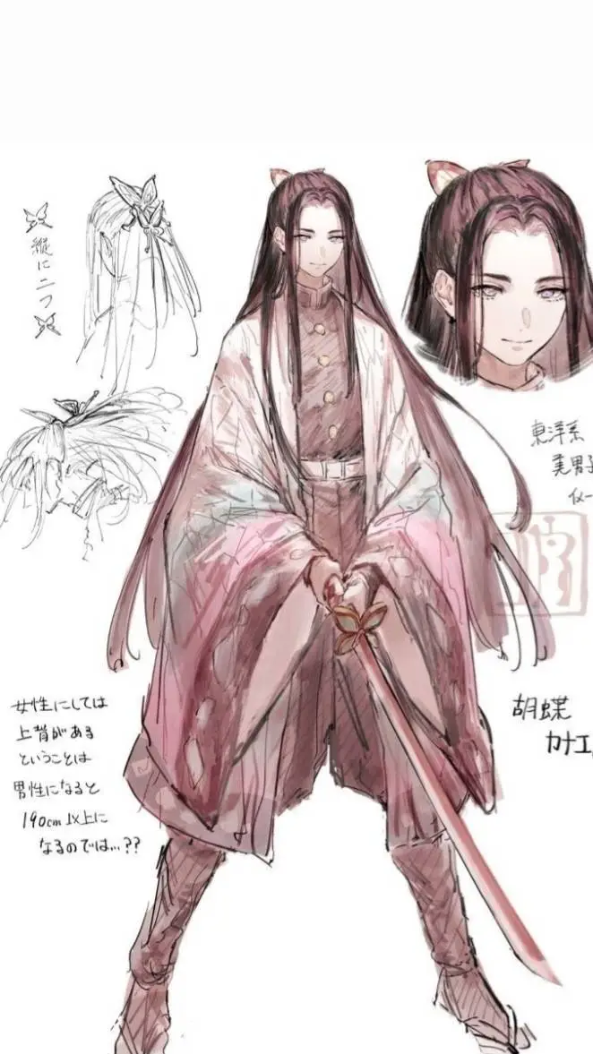 ai character: Male Kanae Kocho  background