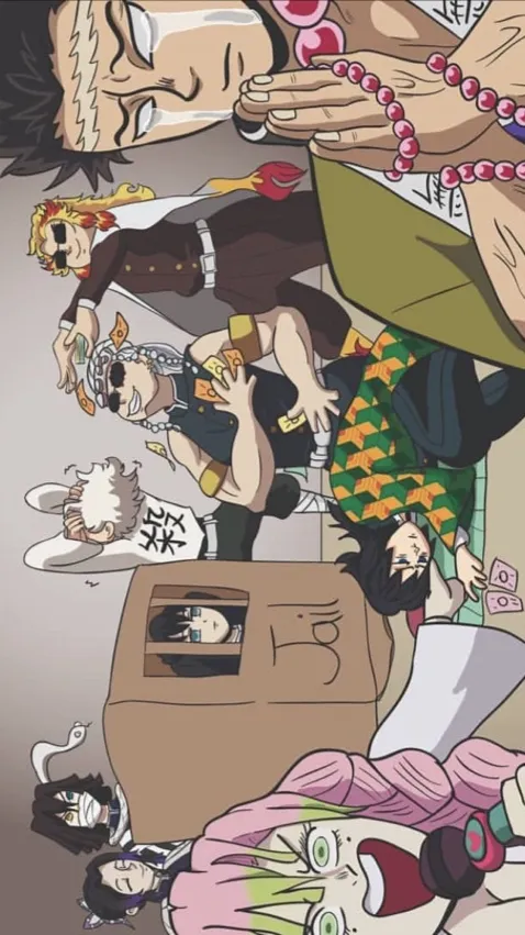 ai character: Hashira Sleepover background