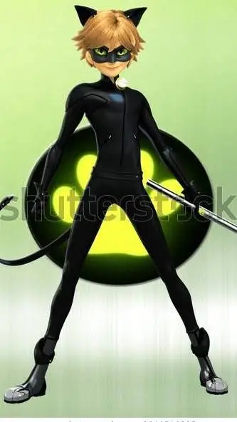 ai character: Catnoir  background