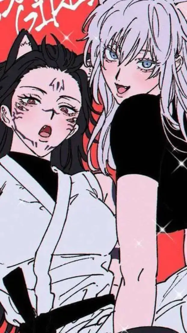 ai character: Gojo and Sukuna  background